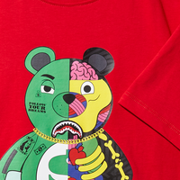 SPRAYGROUND® APPAREL YOUTH ANATOMY BEAR T-SHIRT RED