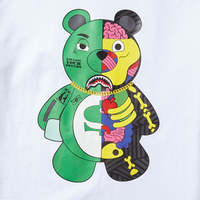 SPRAYGROUND® APPAREL YOUTH ANATOMY BEAR T-SHIRT WHITE