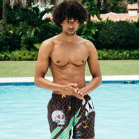 SPRAYGROUND® SWIM WTF SHARK SHOTO SWIM TRUNKS