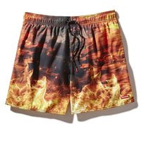 SPRAYGROUND® SWIM CAMO FIRE SHOTO SWIM TRUNKS