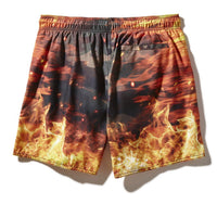 SPRAYGROUND® SWIM CAMO FIRE SHOTO SWIM TRUNKS