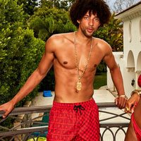 SPRAYGROUND® SWIM VENI VIDI VICI SHOTO SWIM TRUNKS