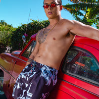 SPRAYGROUND® SWIM MONEY NIGHT SHOTO SWIM TRUNKS