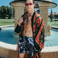 SPRAYGROUND® SWIM MONEY NIGHT SHOTO SWIM TRUNKS