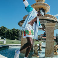 SPRAYGROUND® SWIM WTF ART SHOTO SWIM TRUNKS