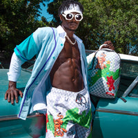 SPRAYGROUND® SWIM WTF ART SHOTO SWIM TRUNKS