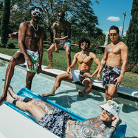 SPRAYGROUND® SWIM WTF ART SHOTO SWIM TRUNKS