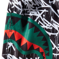 SPRAYGROUND® SWIM SCRIBBLE SHARK SHOTO SWIM TRUNKS