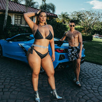 SPRAYGROUND® SWIM MONEY NIGHT BIKINI TOP