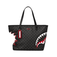 SPRAYGROUND® TOTE SHARK BITE SHARKS IN PARIS GRAY TOTE