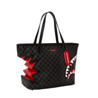 SPRAYGROUND® TOTE SHARK BITE SHARKS IN PARIS GRAY TOTE