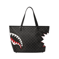 SPRAYGROUND® TOTE SHARK BITE SHARKS IN PARIS GRAY TOTE