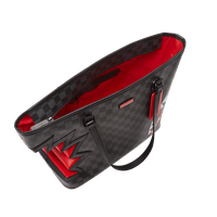 SPRAYGROUND® TOTE SHARK BITE SHARKS IN PARIS GRAY TOTE