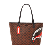 SPRAYGROUND® TOTE SHARKS AND SKULLS TOTE