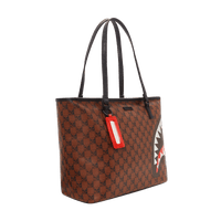SPRAYGROUND® TOTE SHARKS AND SKULLS TOTE