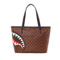SPRAYGROUND® TOTE SHARKS AND SKULLS TOTE