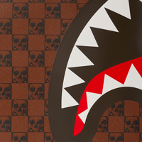 SPRAYGROUND® TOTE SHARKS AND SKULLS TOTE
