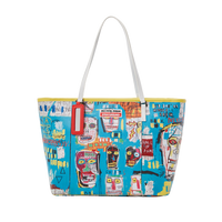 SPRAYGROUND® TOTE OFFICIAL BASQUIAT MITCHELL CREW 1983 TOTE