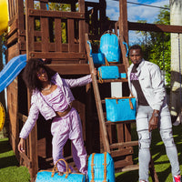 SPRAYGROUND® TOTE ILLUCHAINS TURQ TOTE