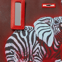 SPRAYGROUND® TOTE ZEBRA ELEPHANT RON ENGLISH COLLAB TOTE