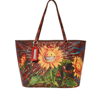 SPRAYGROUND® TOTE SUNFLOWER GRIN RON ENGLISH COLLAB TOTE