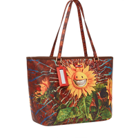 SPRAYGROUND® TOTE SUNFLOWER GRIN RON ENGLISH COLLAB TOTE