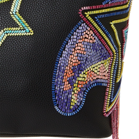 SPRAYGROUND® TOTE STAR RACER A.I.7 SANDFLOWER COLLAB BEADED TOTE