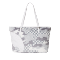 SPRAYGROUND® TOTE WHITE 3AM FURR TOTE