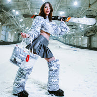 SPRAYGROUND® TOTE WHITE 3AM FURR TOTE