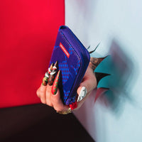 SPRAYGROUND® WALLET SHARK CHECK (BLUE) WALLET