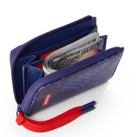 SPRAYGROUND® WALLET SHARK CHECK (BLUE) WALLET