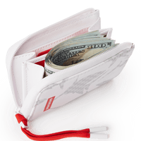 SPRAYGROUND® WALLET SHARK CHECK (WHITE) WALLET