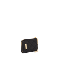 SPRAYGROUND® WALLET NOIR QUILT GOLD CHAIN SHARK WALLET
