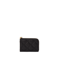 SPRAYGROUND® WALLET NOIR QUILT GOLD CHAIN SHARK WALLET