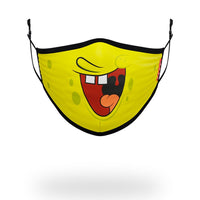 SPRAYGROUND® FASHION MASK ADULT SPONGEBOB SMILE FORM FITTING FACE-COVERING