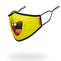 SPRAYGROUND® FASHION MASK ADULT SPONGEBOB SMILE FORM FITTING FACE-COVERING