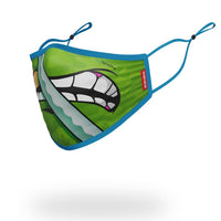 SPRAYGROUND® FASHION MASK ADULT TMNT: LEONARDO SHARK FORM FITTING FACE-COVERING