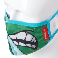 SPRAYGROUND® FASHION MASK ADULT TMNT: LEONARDO SHARK FORM FITTING FACE-COVERING