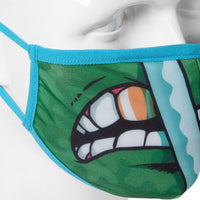 SPRAYGROUND® FASHION MASK ADULT TMNT: LEONARDO SHARK FORM FITTING FACE-COVERING