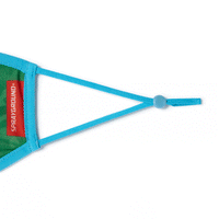 SPRAYGROUND® FASHION MASK ADULT TMNT: LEONARDO SHARK FORM FITTING FACE-COVERING