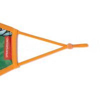 SPRAYGROUND® FASHION MASK ADULT TMNT: MICHELANGELO SHARK FORM FITTING FACE-COVERING