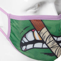 SPRAYGROUND® FASHION MASK ADULT TMNT: DONATELLO SHARK FORM FITTING FACE-COVERING