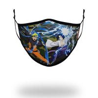 SPRAYGROUND® FASHION MASK ADULT NARUTO VS SASUKE FORM FITTING FACE-COVERING