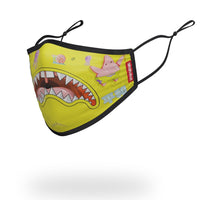 SPRAYGROUND® FASHION MASK ADULT SPONGEBOB JAPAN SHARK FORM FITTING FACE-COVERING