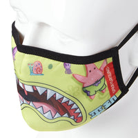 SPRAYGROUND® FASHION MASK ADULT SPONGEBOB JAPAN SHARK FORM FITTING FACE-COVERING