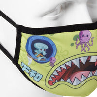 SPRAYGROUND® FASHION MASK ADULT SPONGEBOB JAPAN SHARK FORM FITTING FACE-COVERING