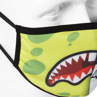 SPRAYGROUND® FASHION MASK ADULT DOODLEBOB SPLIT SHARK FORM FITTING FACE-COVERING