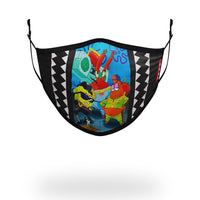 SPRAYGROUND® FASHION MASK ADULT SPONGEBOB TRACK SUIT FORM FITTING FACE-COVERING