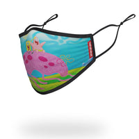 SPRAYGROUND® FASHION MASK ADULT SPONGEBOB JELLY SHARK FORM FITTING FACE-COVERING