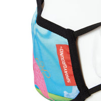 SPRAYGROUND® FASHION MASK ADULT SPONGEBOB JELLY SHARK FORM FITTING FACE-COVERING